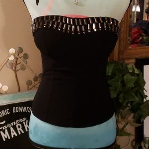 Rue21 Black Halter Top Size Medium